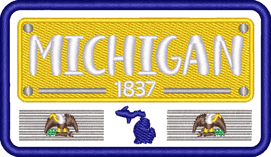MI State Plate