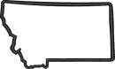 Montana State Outline
