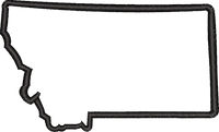 Montana State Outline