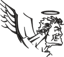 Angel Man Outline