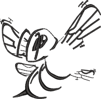 Cartoon Bird Outline