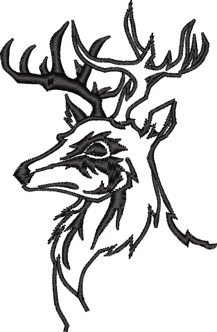 Deer Buck Outline