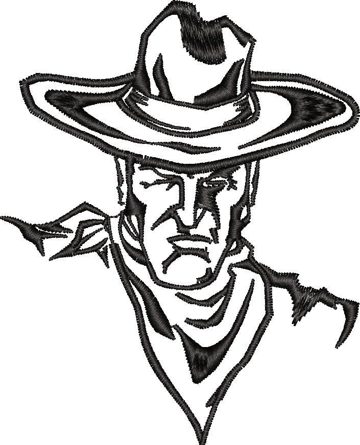 Cowboy Outline