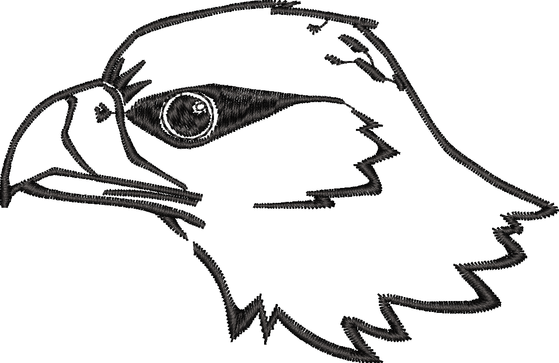 Hawk Head Outline