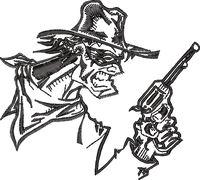 Cowboy With Gun