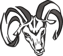 Ram Head Horns