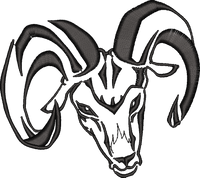 Ram Head Horns