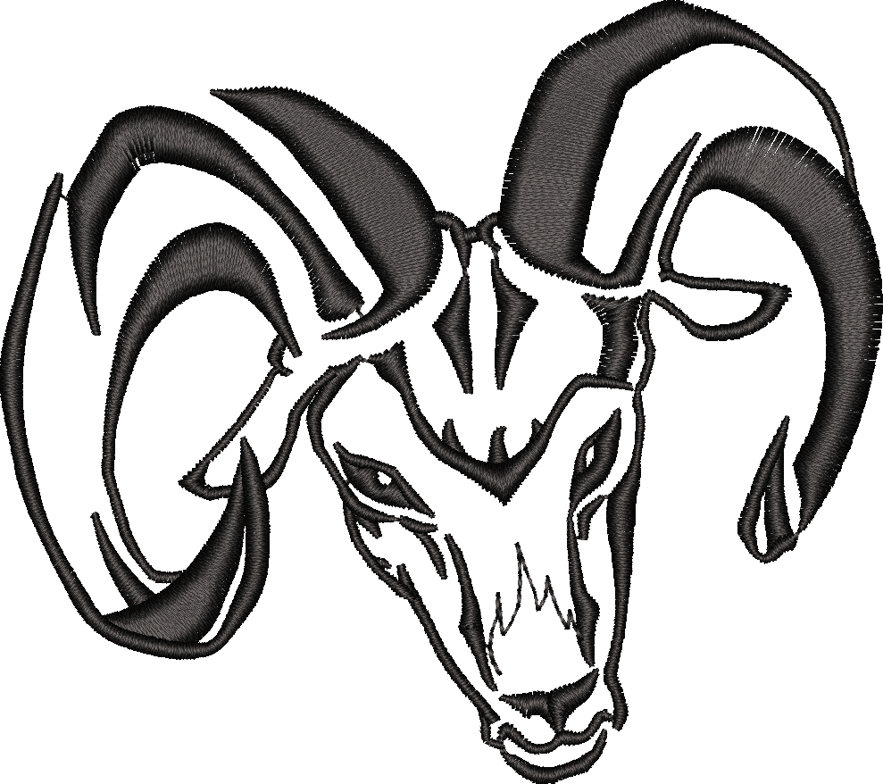 Ram Head Horns