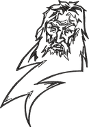 Christ With Lightning