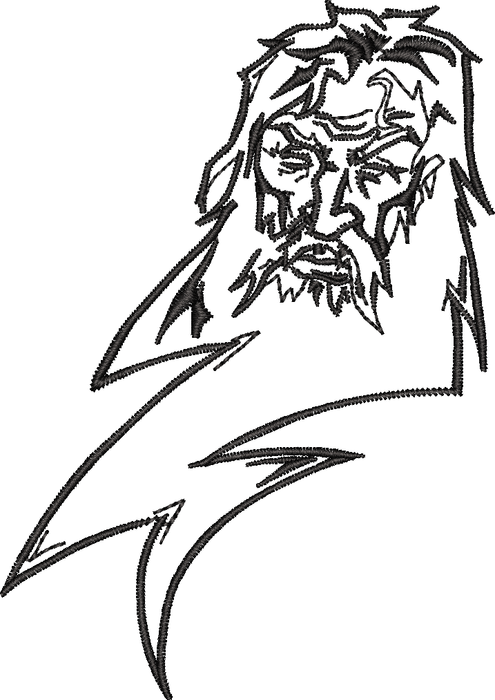 Christ With Lightning