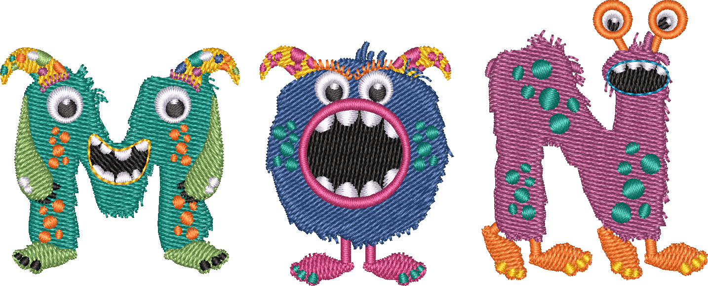 Monster Font 1