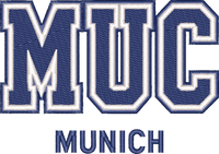 Munich City Cap embroidery design preview