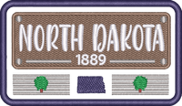 North Dakota State Plate