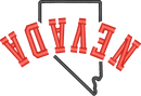 Nevada State Upside Down — embroidery design preview