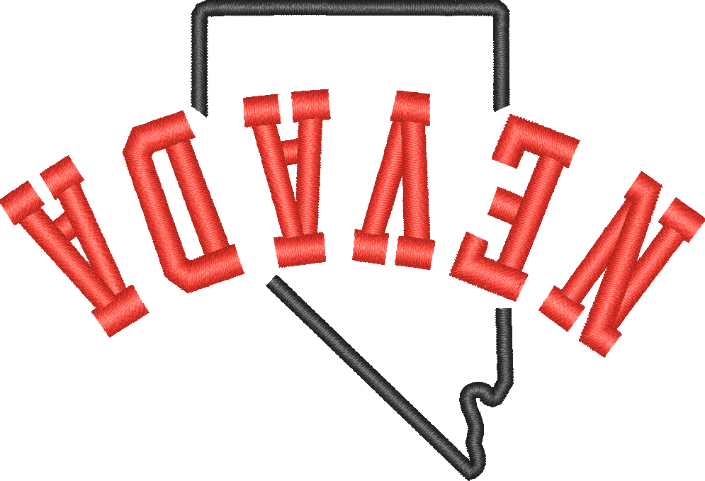 Nevada State Upside Down