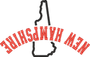 New Hampshire State Upside Down — embroidery design preview