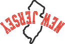 New Jersey State Upside Down — embroidery design preview