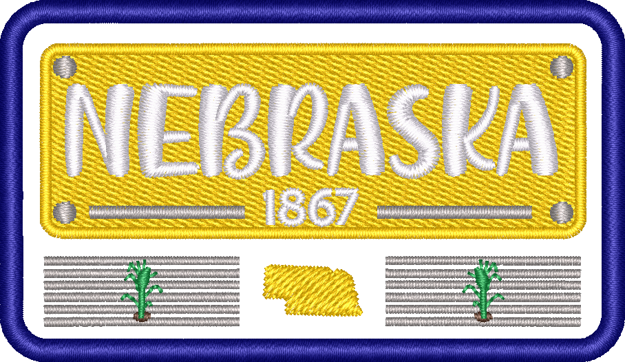 NE State Plate