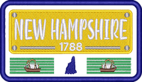 New Hampshire State Plate