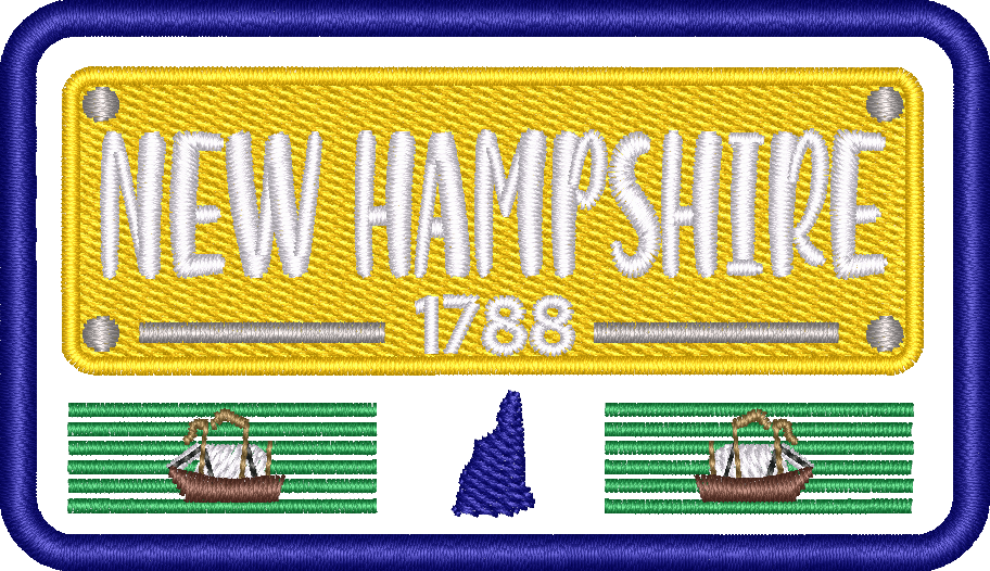 NH State Plate
