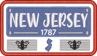 New Jersey State Plate