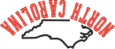 North Carolina State Upside Down — embroidery design preview
