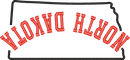 North Dakota State Upside Down — embroidery design preview