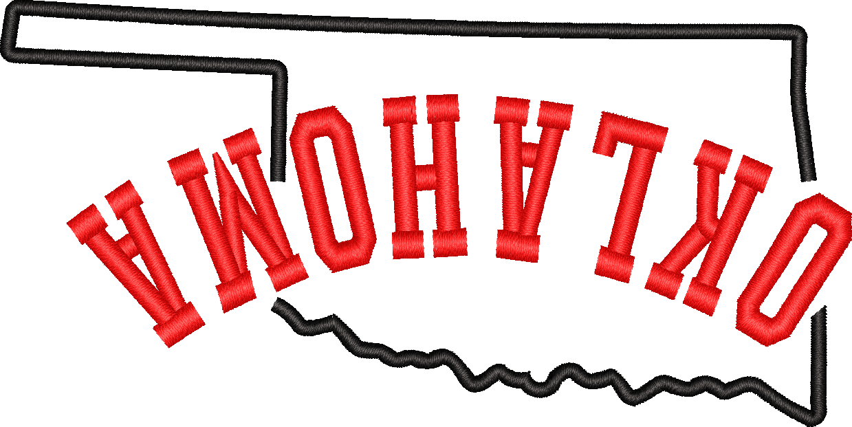Oklahoma State Upside Down