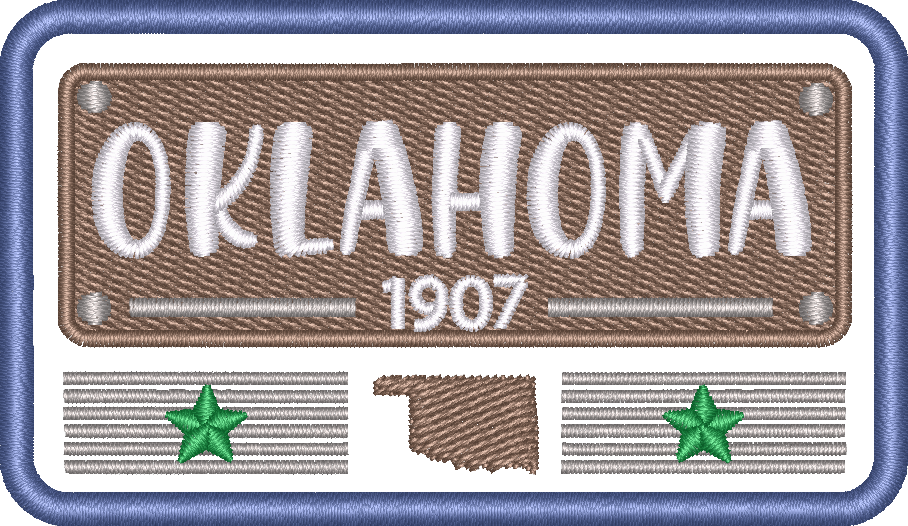 OK State Plate