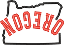 Oregon State Upside Down — embroidery design preview