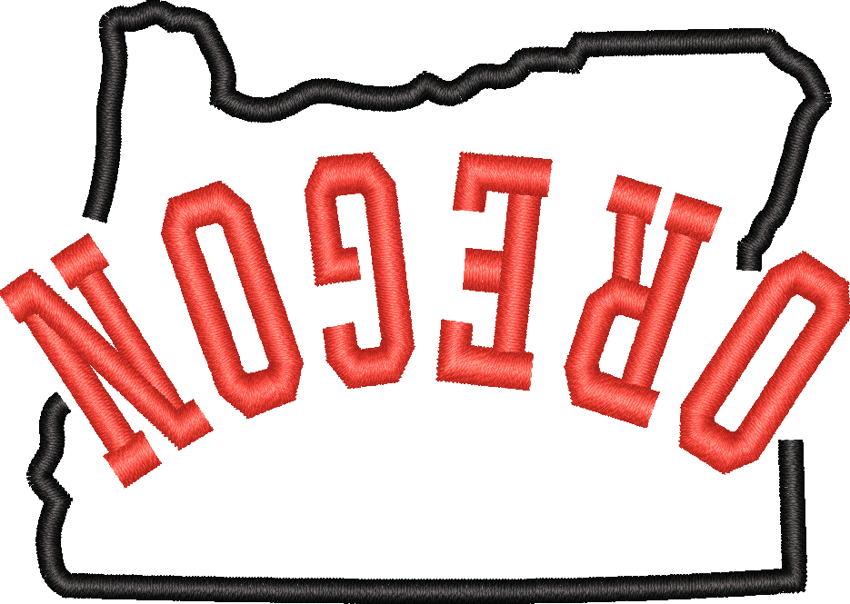 Oregon State Upside Down