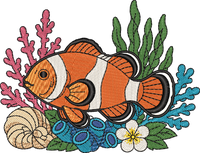 Ocean Clown Fish Floral