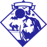 October Halloween Crest