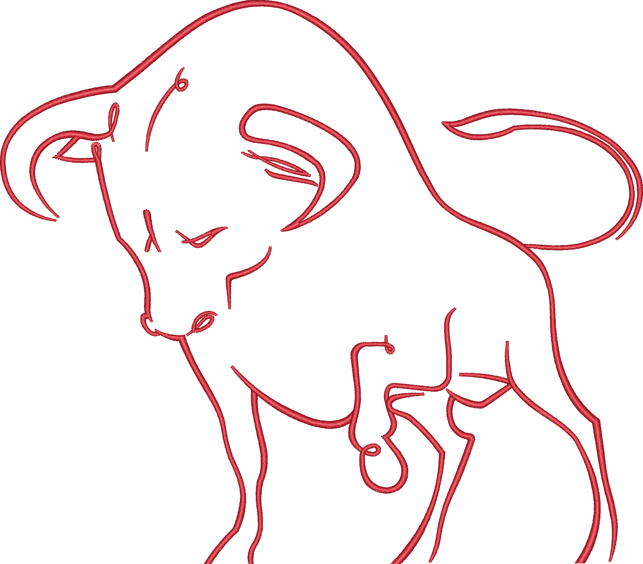 Bull Outline