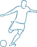 Outline Soccer Player