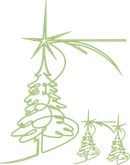 Outline Christmas Tree Star