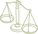 Outline Scales of Justice