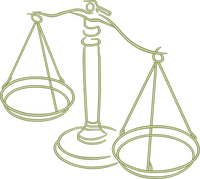 Outline Scales of Justice