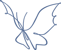 Outline Butterfly