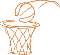 Outline Basketball Hoop