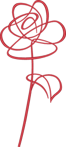 Outline Rose