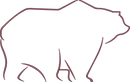 Outline Bear Silhouette