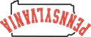 Pennsylvania State Upside Down — embroidery design preview