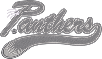 Panthers Mascot Tail — embroidery design preview