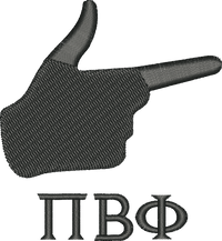 Pi Beta Phi Pointing Hand