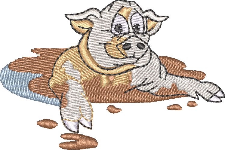 Pig with Mess