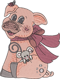 Pig with Mouse