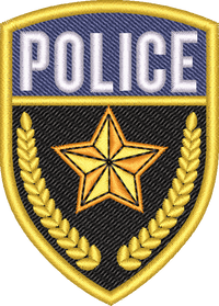 Police Star Patch