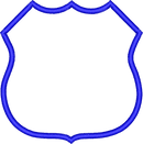 Police Badge Outline
