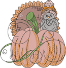 Pumpkin Bird Sunflower